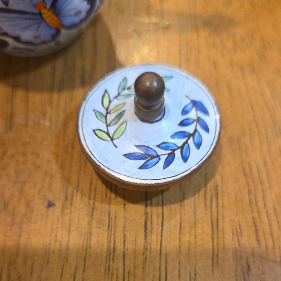 C.Maddicott Vintage Trade Plus Aid a Pot Miniature Enamel Collectibles Tea Pot - Picture 7 of 8